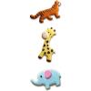Wilton Metal Cookie Cutter, 3-Inch, Apple(Giraffe Tiger Elephant)