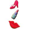 Wilton Metal Cookie Cutter, 3-Inch, Apple(High Heel Lipstick Lips)