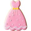 Wilton Metal Cookie Cutter, 3-Inch, Apple(Princess Dress)