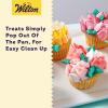 Wilton Mini Baking Cups – Use Mini Baking Liners for Baking Cupcakes or Muffins, Ideal for Holiday Candy and Nuts Too, White, 1.25-Inch Diameter, 350-Count