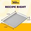 Wilton Recipe Right Small Non-Stick Baking Sheet, Cookie Sheet, 13.2 x 9.25-Inch, Steel(Small)