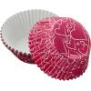 Wilton Standard Baking Cups 24/Pkg-Pink Heart Foil