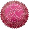 Wilton Standard Baking Cups 24/Pkg-Pink Heart Foil