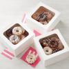 Wilton White Treat Boxes with Windows – Perfect Cake Holders for Gifting and Transporting Homemade Mini Cakes or Cookies, 9-Piece(Assorted)
