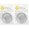 Bake cups Silver Foil 24Ct(2 inches (Pack of 2))
