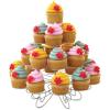 Wilton 4-Tier Stacked Cupcake and Dessert Tower(13 x 13 x 12)