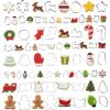 Wilton Christmas Cookie Metal Cookie Cutter Set with Tub, 40-Piece(Silver)