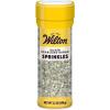 Wilton Gold Pearlized Sugar Sprinkles, Gold Sprinkles for Cookie & Cake Decorating 5.22 Oz.(Silver)