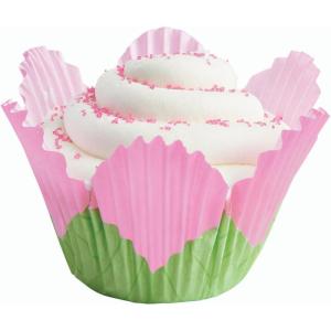 Bake cups Petal Pink 24Ct
