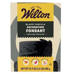 Wilton – 710-2303 Wilton Decorator Preferred Black Fondant, 24 oz. Fondant Icing(Black)