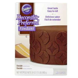 Wilton – 710-2303 Wilton Decorator Preferred Black Fondant, 24 oz. Fondant Icing(Chocolate)