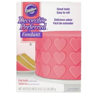 Wilton – 710-2303 Wilton Decorator Preferred Black Fondant, 24 oz. Fondant Icing(Pink)