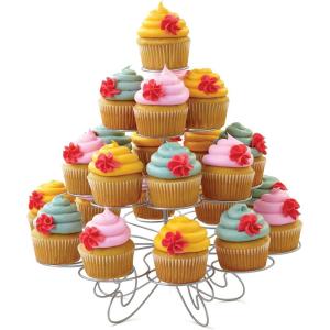 Wilton 4-Tier Stacked Cupcake and Dessert Tower(13 x 13 x 12)