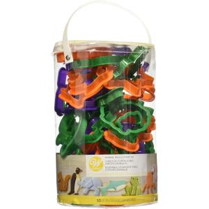 Wilton Animal Cookie Cutter Set, 50-Piece, Plastic