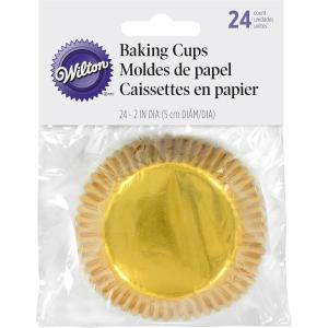 Wilton BAKECUPS GOLD FOIL 24CT, Standard (415-206)