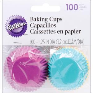 Wilton Baking Cups, Jewel Assorted, 100 ct(Jewel Tone Colors)