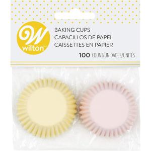 Wilton Baking Cups, Jewel Assorted, 100 ct(Pink/Green/Yellow)