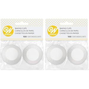 Wilton Baking Cups, Jewel Assorted, 100 ct(White)