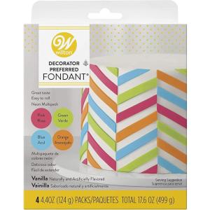 Wilton Decorator Preferred Easy to Roll Fondant for Cakes, Cupcakes and Other Fun Desserts, 24 Ounce, Royal Blue(Neon)