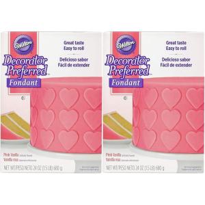Wilton Decorator Preferred Easy to Roll Fondant for Cakes, Cupcakes and Other Fun Desserts, 24 Ounce, Royal Blue(Pink)
