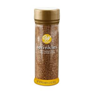 Wilton Gold Pearlized Sugar Sprinkles, Gold Sprinkles for Cookie & Cake Decorating 5.22 Oz.(Gold)
