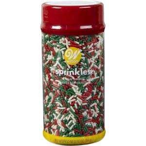 Wilton Holiday Sprinkles Jimmies Mix, 11.1 oz.,Assorted