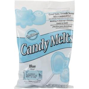 Wilton Melting Chocolate Orange Candy Melts for Cake Pops Candy Making Chips Vanilla Flavored 12oz., Pack of 6, Packaging May Vary(Blue)