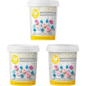 Wilton Meringue Powder Egg White Substitute, Artificial Flavor, 4 Oz(8 Ounce (Pack of 3))