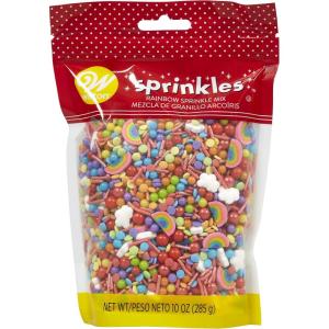 Wilton Purple Unicorn Sprinkles Mix, 10 oz, Non Toxic(Rainbow)