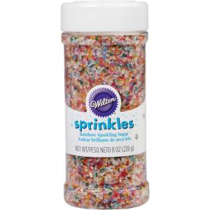 Wilton Rainbow Sparkling Sugars, 8-Ounce,Multicolored(Rainbow)