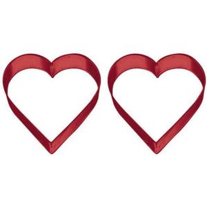 Wilton Red Metal Heart Cookie Cutter 3″(1 – Pack (Pack of 2))