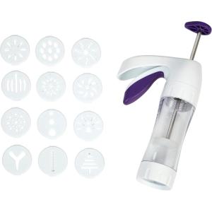 Wilton Simple Success Cookie Press, 13-Piece(13-Piece)