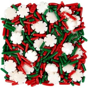 Wilton Sprinkles Mix, Christmas Snowflake