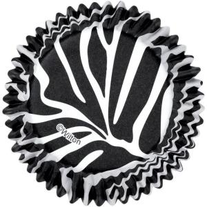 Wilton White Standard 75 Baking Cups, Single Pack(Black/White)