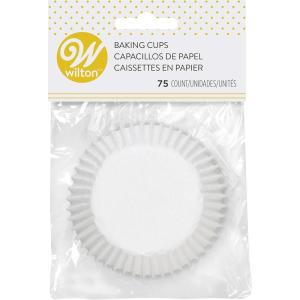Wilton White Standard 75 Baking Cups, Single Pack(White)