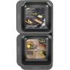 Wilton Perfect Results Square and Oblong Premium Non-Stick Baking Pan Set, 4-Piece, Steel