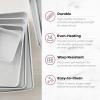 Wilton Performance Pans Aluminum Square Brownie and Cake Pan, 12 x 12 inches, Silver(12)