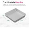 Wilton Performance Pans Aluminum Square Brownie and Cake Pan, 12 x 12 inches, Silver(12)