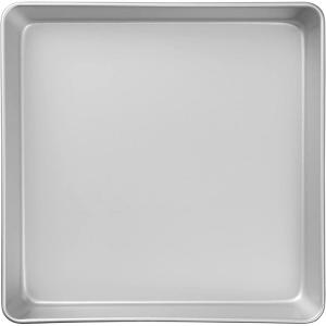 Wilton Performance Pans Aluminum Square Brownie and Cake Pan, 12 x 12 inches, Silver(12)