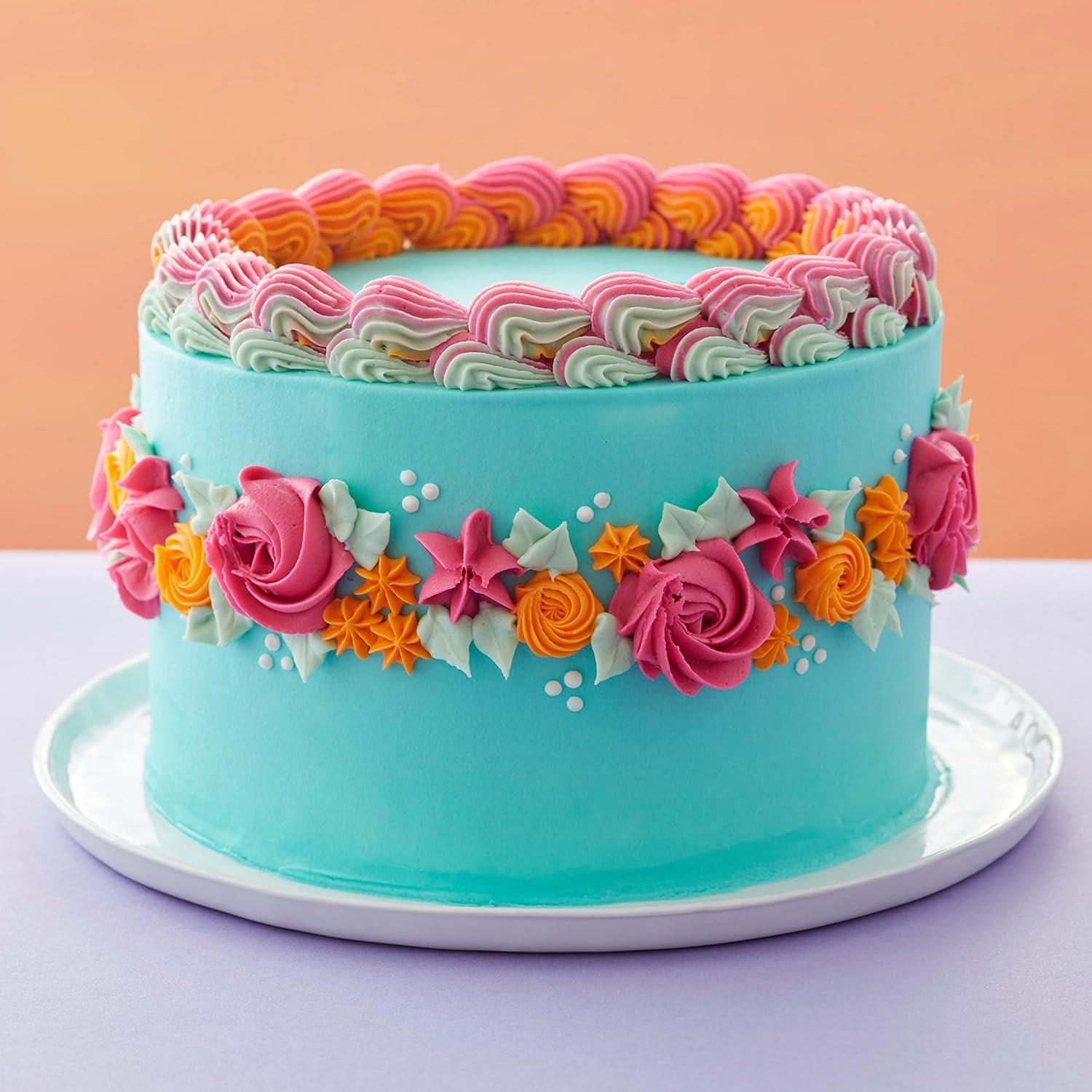 image:imageWilton Decorating Essentials Frosting Piping Kit with Storage Box Cake amp Cupcake Decorating Set 33 Piece Set