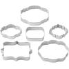 Wilton 6 Piece Plaque Fondant Cut-Outs Set