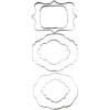 Wilton 6 Piece Plaque Fondant Cut-Outs Set