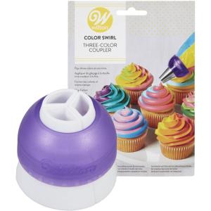 Wilton ColorSwirl 3 Color Coupler,White(Coupler)