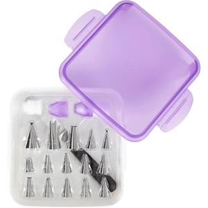 Wilton Decorating Essentials Frosting Piping Kit with Storage Box, Cake & Cupcake Decorating Set, 33 Piece Set