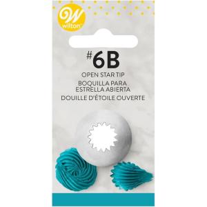 Wilton Decorating Piping Tip, No 6B – Star(STD)