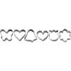 Wilton Mini Romantic Metal Cookie Cutter Set