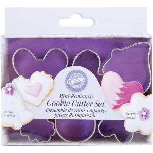 Wilton Mini Romantic Metal Cookie Cutter Set