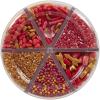 Wilton Sprinkle Mix 6.98oz-Metallic Valentine’s Day, 6 Cell