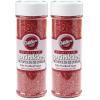 Wilton Pearilized Sugar Food Decorative, Ruby,Red(5¼ oz (Pack of 2))