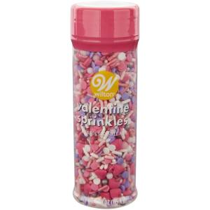Valentine Pink and Purple Sprinkles Mix, 4.08 oz.